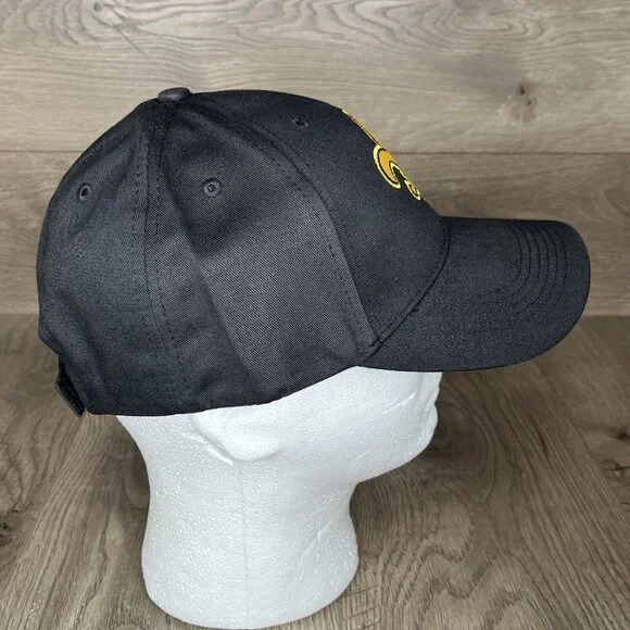 New Orleans Saints Fleur De Lis Football  Ball Cap Hat Adjustable Hook N Loop - Picture 4 of 9